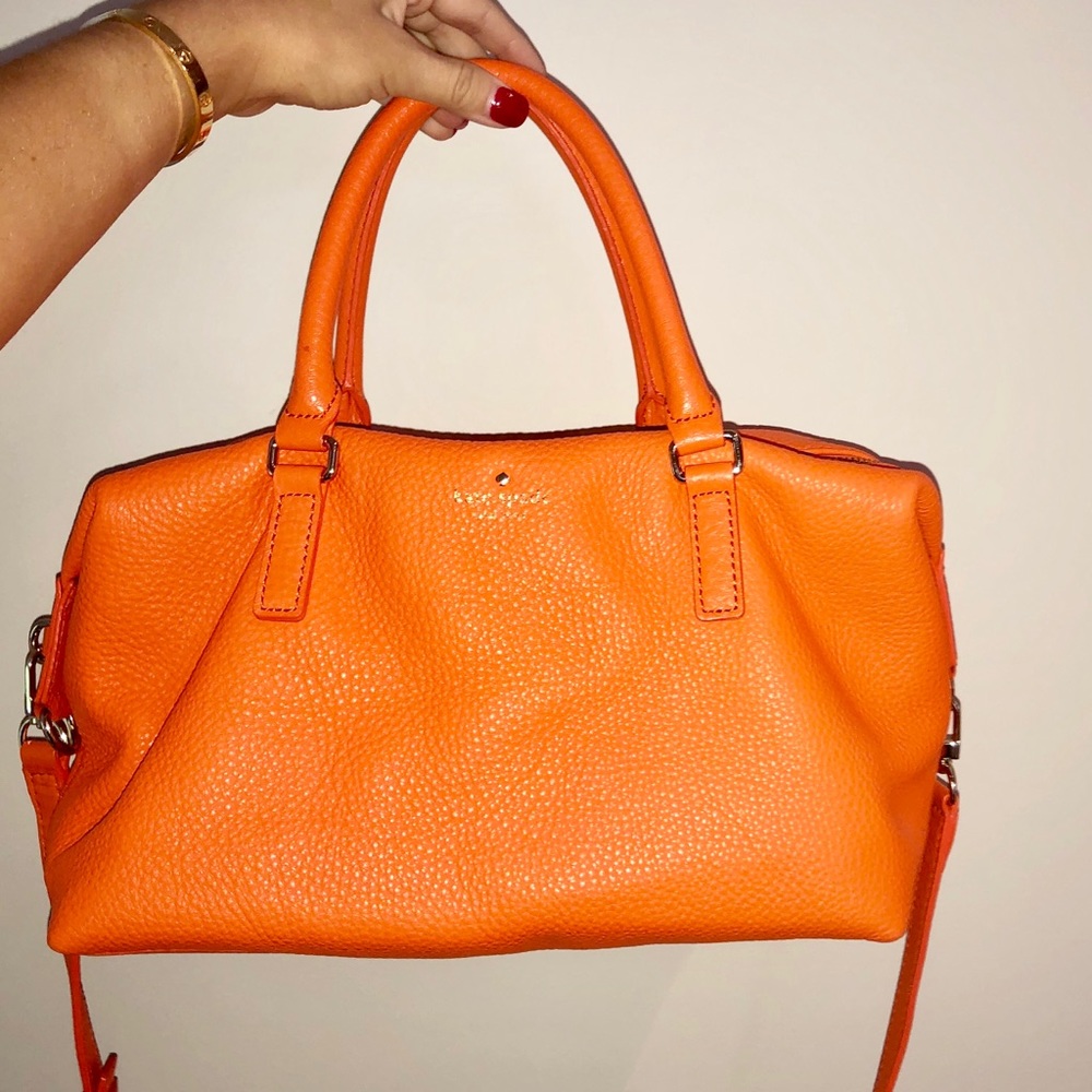 Orange Leather Kate Spade bag